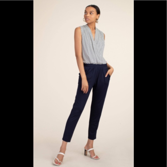 NWT Trina Turk Giselle Striped Surplus Jumpsuit - Picture 3 of 12